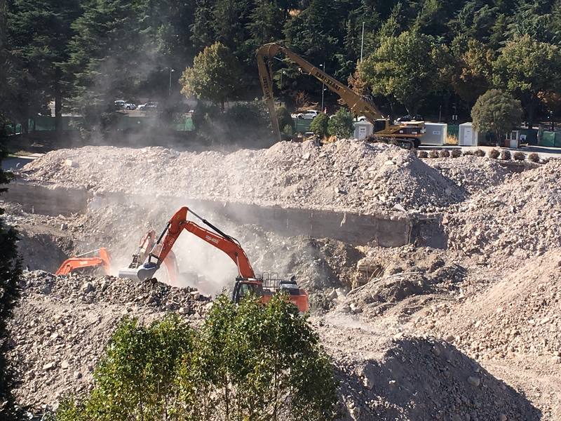 Derribo del hospital Burgos